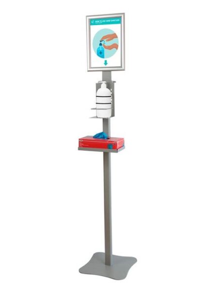 Soporte dispensador gel con marco