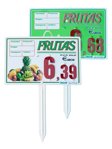 Cartel fruta Haway en dos colores