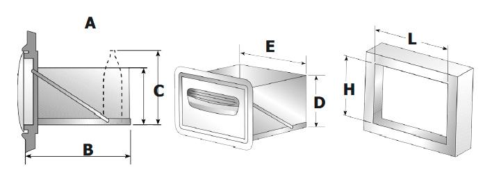 Cajón frigorífico simple disponible en ocho medidas