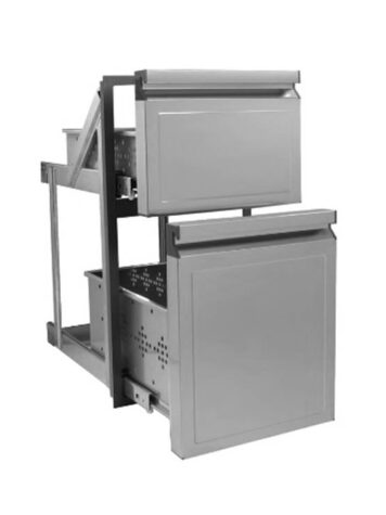 Cajón frigorífico doble asimétrico