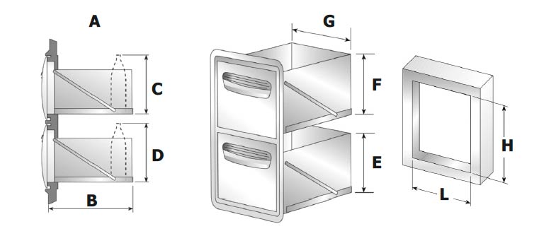 Cajón frigorífico doble medidas