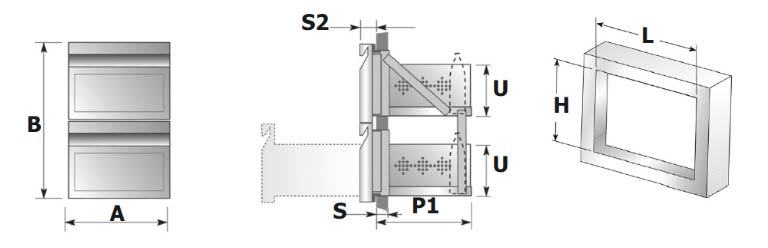 Cajón frigorífico doble simétrico