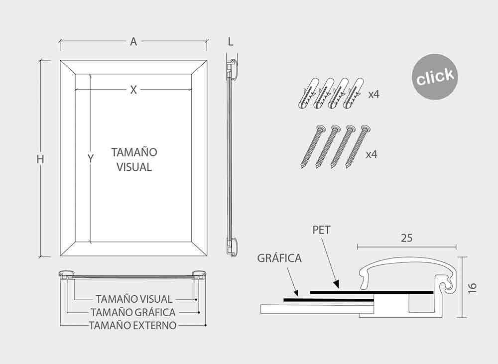 Marco 25mm IMPERMEABLE