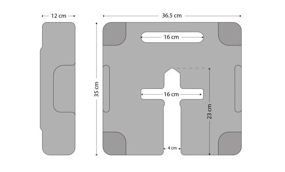 Medidas de la Base pesada rellenable para carpas