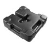 Vista trasera Base pesada rellenable para carpas