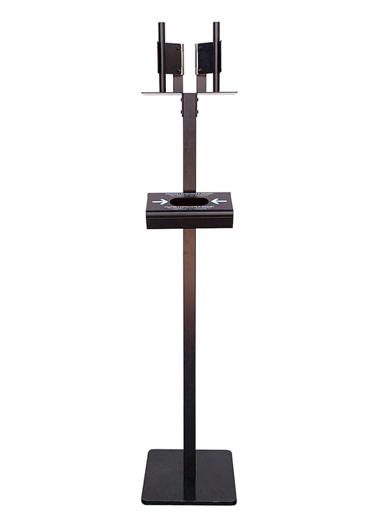 Dispensador de Guantes y Bolsas para Frutería detalle dispensador bolsas lacado