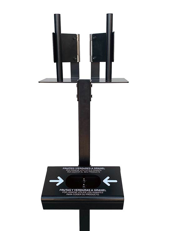 Dispensador de Guantes y Bolsas para Frutería detalle